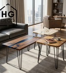 Metalowa noga hairpin legs do stolika kawowego trzy pręty noga loftowa TL45 cm