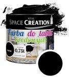 Farba do tablic kredowych czarna 0,75 L Space Creation