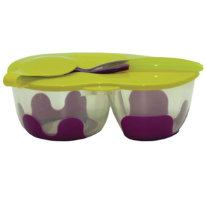 Lunchbox podwójny fioletowo-zielony B.BOX