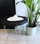 Metalowa noga meblowa do stolika loft srebrna Hairpin legs