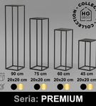 Kwietnik metalowy stojący na cztery doniczki  złoty PREMIUM92 cm