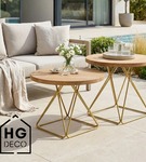 Stelaż noga do stolika kawowego DIAMOND 41 cm złota