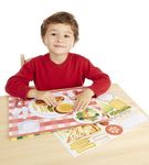 Naklejki wielorazowe posiłek jedzenie Melissa&Doug