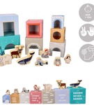 Piramida z kubeczków zwierzęta arktyczne Adam Toys