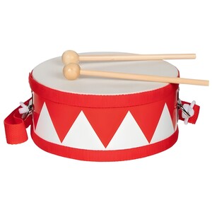 GOKI  Bębenek biało-czerwony  