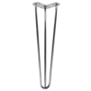Metalowa noga meblowa loft hairpin trójnoga 40 cm