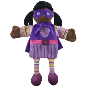 Pacynka na rękę superbohaterka kukiełka do teatrzyku PUPPET CO.