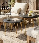 Metalowa noga twist hairpin do stolika kawowego dwa pręty noga złota DX40 cm