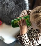 Kubek treningowy dla dzieci zielony Reflo
