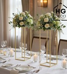 Kwietnik stojący metalowy stojak na kwiaty na jedną doniczkę PREMIUM 60 cm