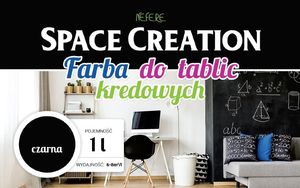 Farba do tablic kredowych czarna 1.0 L Space Creation