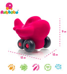 Zabawka sensoryczna XS samolot różowy Rubbabu
