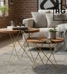 Stelaż noga do stolika kawowego STAR 40 cm złota