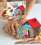 Piasek kinetyczny Zbuduj domek zestaw kreatywny Art craft