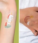 Tatuaże zmywalne dla dzieci magiczny jednorożec Rex London