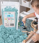 Piasek kinetyczny 1kg błękitny Adam Toys 