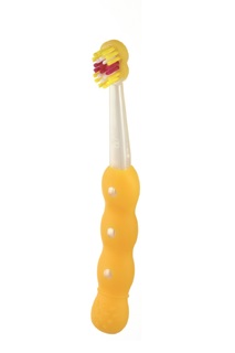 Pierwsza szczoteczka First Brush żółta MAM BABY