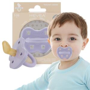 Smoczek anatomiczny z kauczuku Hevea 3-36m Dusty Violet