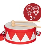 GOKI  Bębenek biało-czerwony  