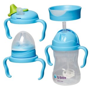 Kubek wielofunkcyjny 4w1 240 ml borówkowy B.box
