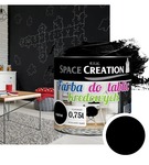 Farba do tablic kredowych czarna 0,75 L Space Creation
