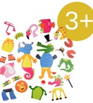 Naklejki do kąpieli zwierzęta Barney & Buddy