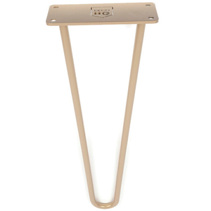 Metalowa noga do stolika kawowego Hairpin legs dwa pręty 40 cm