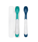 Zestaw Łyżeczek dla niemowląt z Etui 6m+ Teal/Navy OXO