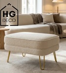 Metalowa noga do szafki / komody / pufy / złota DP25 cm