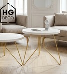 Noga meblowa metalowa noga do stolika kawowego FIN 50 cm złota