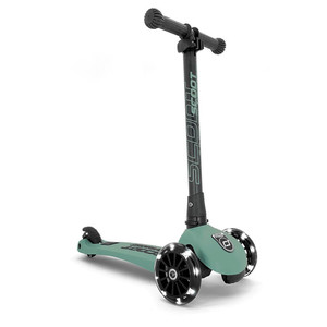 Hulajnoga składana ze świecącymi kółkami 3+ Forest SCOOT AND RIDE Highwaykick 3 LED