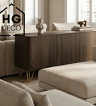 Metalowa noga hairpin do komody szafki RTV do pufy trzy pręty złota TL15 15 cm