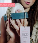 Szczotka do masażu ciała na sucho miękka naturalna szczecina MORELKOWE