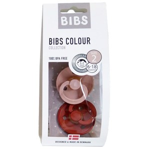 BIBS Smoczek Uspokajający Blush & Rust 2szt M