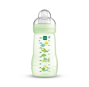Butelka dla dziecka od 2 m-cy 270 ml zielona Mam Baby