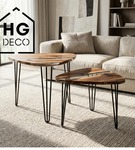 Metalowa noga hairpin legs do stolika kawowego trzy pręty noga loftowa TL45 cm