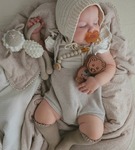 Smoczek ortodontyczny zestaw 2 sztuk 3-36 m Milky & Natural Hevea