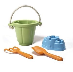 Zestaw zabawek do piasku zielony GREEN TOYS