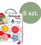 Zestaw piłeczek sensorycznych 5szt pastelowych Tullo