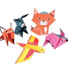 Origami dwustronne szablony do złożenia Zwierzęta Rex London 