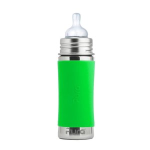 Butelka ze smoczkiem 325 ml, zielona PURA