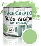 Farba kredowa do renowacji zielony agrest 0,5 L Space Creation