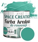 Farba remontowa kredowa szmaragdowy 0,5 L Space Creation