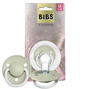 Smoczek BIBS DE LUX Sage in Night świecący w ciemności
