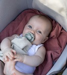 Smoczek uspokajający silikonowy BIBS DE LUX Baby Blue