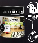 Farba magnetyczna czarna 1,0 L Space Creation