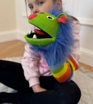 SOX pacynka na rękę Rainbow pacynka logopedyczna skarpeta The Puppet Comppany