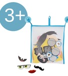 Naklejki do kąpieli śmieszne twarze buzie Barney & Buddy