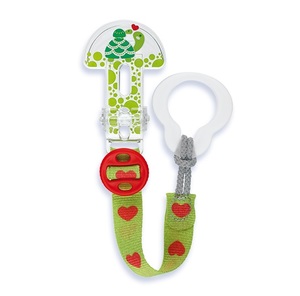MAM BABY Klips do smoczka żółw zielony