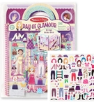 Wypukłe naklejki wielokrotne moda Melissa&Doug